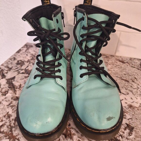Dr Martens Junior 1460 Softy T Leather Lace Up Boots Size 4 US/ 36EUR - Picture 1 of 7